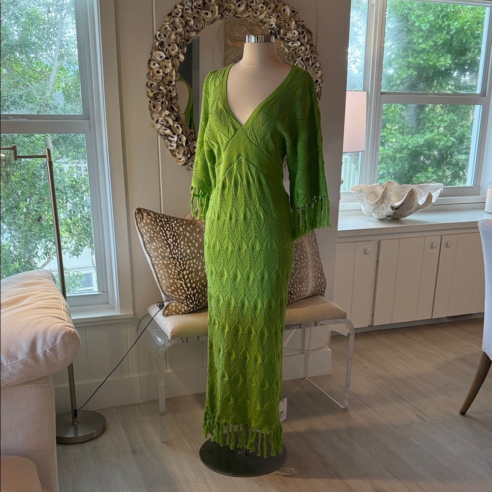 Dodo Bar Or Vibrant Green Maxi Dress